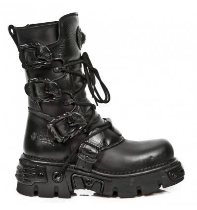 391-S4 Botas METALLIC Vintage New Rock