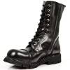 New Rock Leather Boots (with zipper)