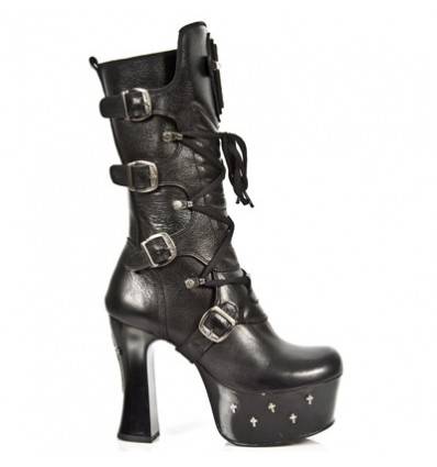 Details about   16.5cm Super Block High Heel Women Ankle Boots Nightclub Evening Party 44/46 L