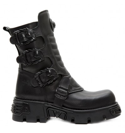 Botas New Rock WILD reactor negro (sin cremallera)