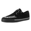 Talla 45: A9182 - Creeper Sneaker VLK - Ante Negro y Blanco 2 Anillas