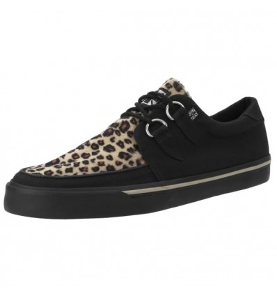 A6142 - Creeper Sneaker - Ante Negro y Leopardo 