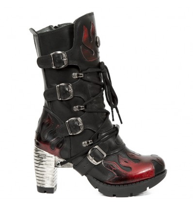 M.TR081-S1 Botas  New Rock Trail  Fuego rojo