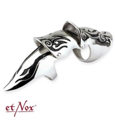 Anillo EtNox `Armadura tribal Gótico´ (Acero)