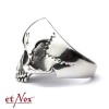 etNox - ring "Skulls" stainless steel