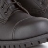 Botas militares negras cuero  551