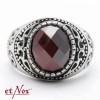 Anillo EtNox `Cristal Bohemio´ (Acero inox.)