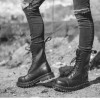 Botas militares negras cuero 351