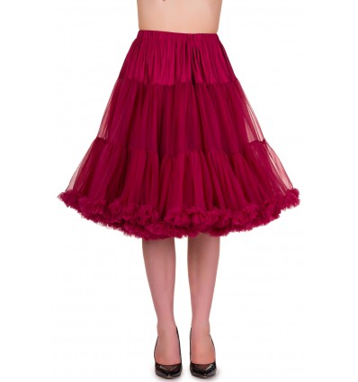 STARLITE PETTICOAT BURGUNDY