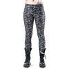 Leggings mujer gris estampado calaveras