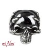 etNox ring "pirate skull" stainless stee 