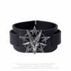 A138 - Brazalete cuero `Baphomet´