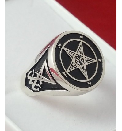 Sigil of Baphomet Ring Sterling Silver .925