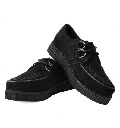 Creepers TUK bajas suela Ante Negro- Nueva suela VIVA FLEX