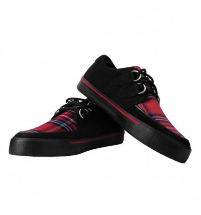 A9543- Creeper Sneaker VLK TUK Ante vegano tela escocesa