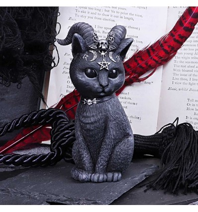 Malpuss Winged Occult Cat Figurin, 10cm