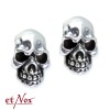 Pendientes Etnox Aro y Calavera (plata)