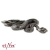 etNox pendant "Big Snake" stainless steel