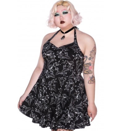 Aloha From Hell Skater Dress