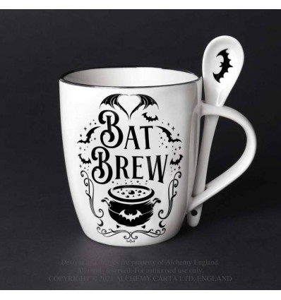 Purrfect Brew: conjunto de taza y cuchara