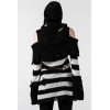 Poison Hooded Knit Sweater