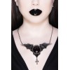 Collar vial negro `Beso De La Muerte ´ - Killstar