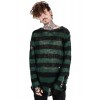 Jersey unisex punto rayas verdes y negras Absinthe, Killstar