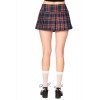 PINK / WHITE TARTAN MINI SKIRT