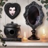 BLACK ROSE DRESSING TABLE MIRROR (SA20)