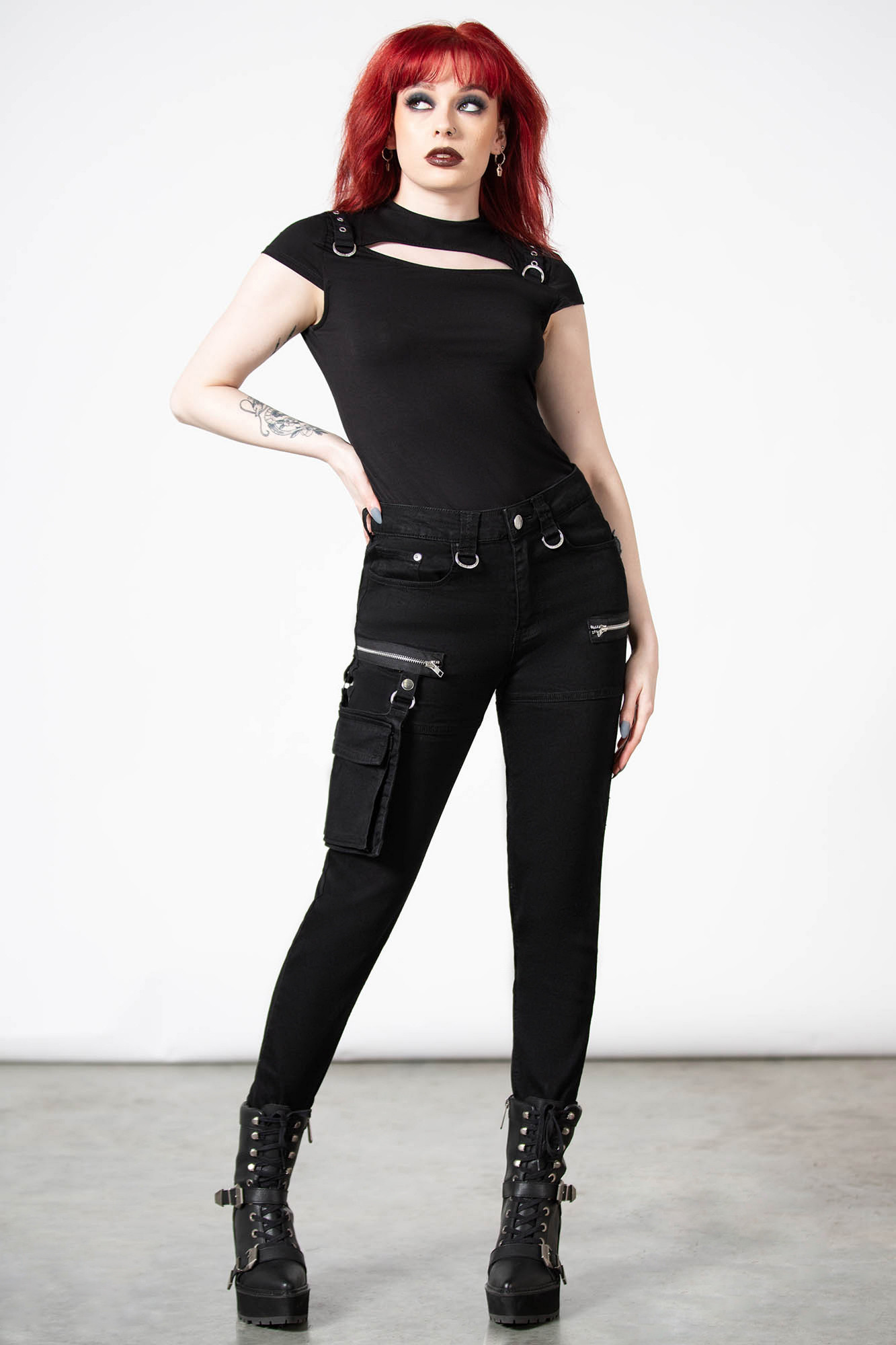 Pantalones vaqueros negros skiny mujer SKINNY JEANS´ , Killstar - Gothic-Zone