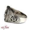 Anillo  acero inoxidable Calavera