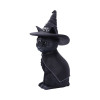 Figura de gato oculto PURRAH Sombrero de bruja , 13,5cms, CULT CUTIES