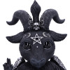 Figura de gato oculto PURRAH Sombrero de bruja , 30cms !, CULT CUTIES