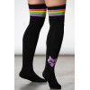 Calcetines hasta la rodilla `Purr Off´ negros