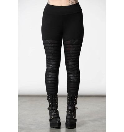 Leggings  `ASSENT SLASHED´ Killstar