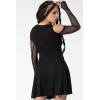 Vestido terciopelo negro `JULIENNE ´