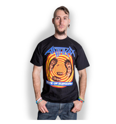 Camiseta ANTHRAX UNISEX T-SHIRT: STATE OF EUPHORIA