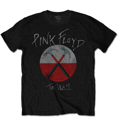 PINK FLOYD UNISEX T-SHIRT: THE WALL HAMMERS LOGO