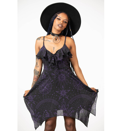 WITCHES FINGER CHIFFON DRESS