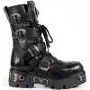 107-S3 Botas METALLIC New Rock (Negro)