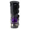 107-S4 Botas METALLIC New Rock (llama morada)