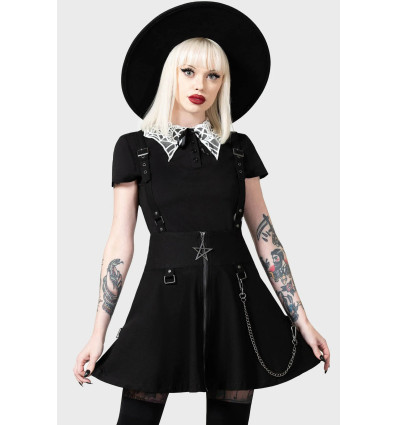 STUDY HELL SUSPENDER SKIRT [B]