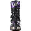 107-S4 Botas METALLIC New Rock (llama morada)