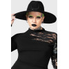 Sombrero Bruja `CRESCENT´ con luna negra, Killstar