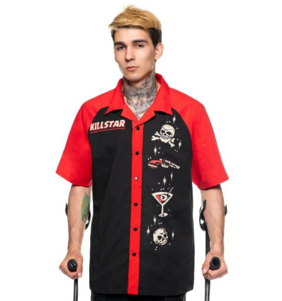 Talla M: Camisa bowling `SHE DEVIL´, Killstar