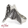 Anillo Etnox `murciélago´ (Acero inox)