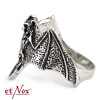 etNox - ring "Bat" stainless steel