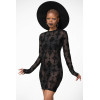 Vestido bodycon gasa con cruces `ALTER MESH´ , Killstar