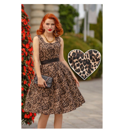 Rockabilly Skulls & Roses Darlene Swing Dress