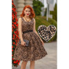 Vestido rockabilly calaveras y rosas